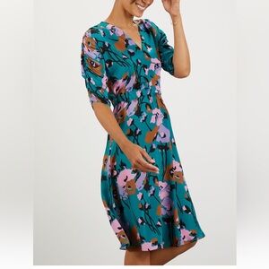Tucker the market silk floral dress